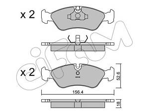 Дискові гальмівні колодки CIFAM 8221170