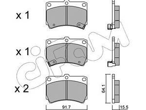 Дискові гальмівні колодки CIFAM 8221960
