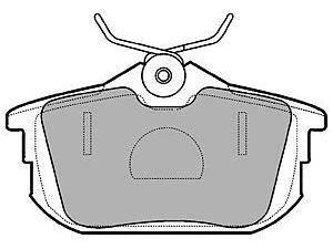 Дискові гальмівні колодки DELPHI LP1593 MITSUBISHI CARISMA (DA),CARISMA Saloon (DA),COLT CZC Convertible (RG),COLT PLUS
