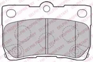 Дискові гальмівні колодки DELPHI LP2130 , Toyota/Lexus (GSE20), 4GR-FSE, 05-