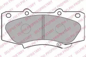 Дисковые тормозные колодки DELPHI LP2244 Комплект