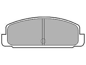 Дискові гальмівні колодки DELPHI LP401 , зад., TOYOTA Celica, Corolla, 1.6-2.0, 82-87; MAZDA 323, 1.4-1.6, 98-0