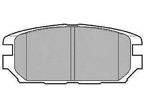 Дискові гальмівні колодки DELPHI LP921 Комплект