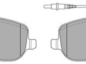 Дискові гальмівні колодки FREMAX FBP1271 , пер., 2.0JTD/Hdi 04-