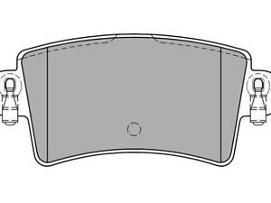 Дискові гальмівні колодки FREMAX FBP1275 , зад., 98-06 (тип BOSCH)