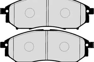 Дискові гальмівні колодки HERTH+BUSS JAKOPARTS J3601093 Nissan QASHQAI (J10, JJ10) 07-; PATHFINDER 05-; NAVARA 05-;MURAN