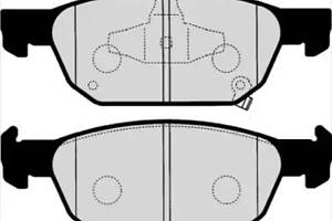 Дисковые тормозные колодки HERTH+BUSS JAKOPARTS J3604053 Комплект