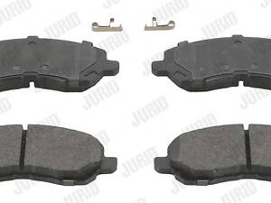 Дисковые тормозные колодки JURID 573278J пер., CITROEN/DODGE/JEEP/MITSUBISHI/PEUGEOT, 1.6-2.5, 96-