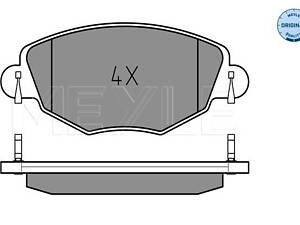 Дискові гальмівні колодки MEYLE 252327918 передні, комплект