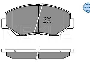 Дискові гальмівні колодки MEYLE 252386817 Комплект