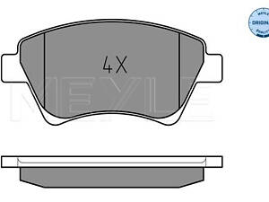 Дисковые тормозные колодки MEYLE 252393018, пер., 01-/Megane II/Scenic II 09.03-