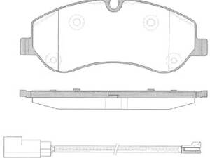 Дисковые тормозные колодки REMSA 152002 Комплект