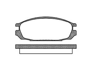 Дискові гальмівні колодки REMSA 29200