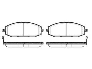 Дискові гальмівні колодки REMSA 71104