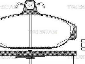 Дисковые тормозные колодки TRISCAN 811027150 Комплект