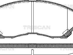 Дисковые тормозные колодки TRISCAN 811042019