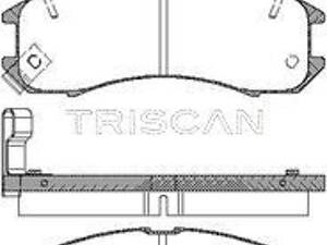 Дискові гальмівні колодки TRISCAN 811050881 Комплект