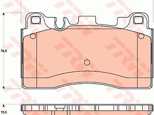 Дискові гальмівні колодки TRW GDB1906 MERCEDES CLS63AMG/W218/E63AMG/W212/SLS AMG 'R '11>>