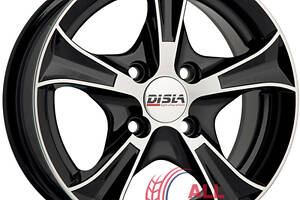 Disla Luxury 6.5x15 4x114.3 ET35 DIA67.1 Black Diamond (Черный глянцевый)