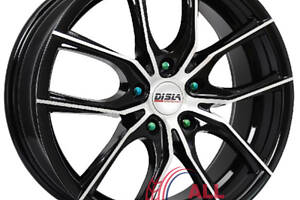 Disla Spider 6.5x15 4x100 ET40 DIA67.1 Black Diamond (Черный глянцевый)