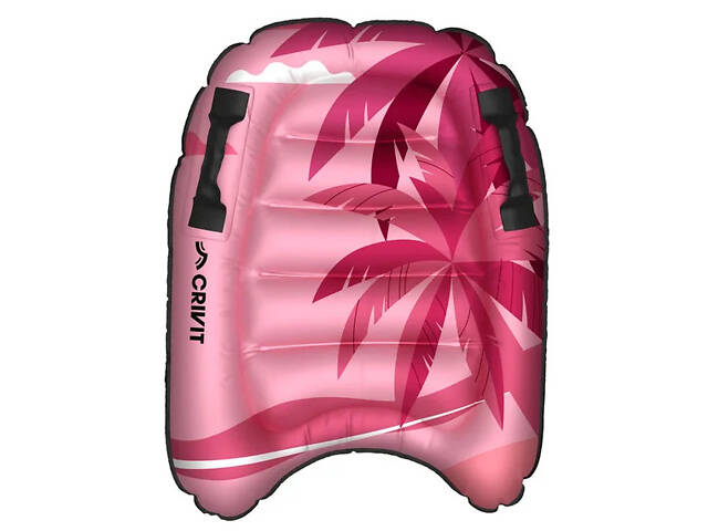 Детская надувная водная доска, бодиборд для плавания Crivit розовый (до 40 кг.) - Фото 3