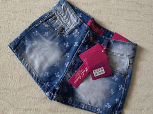 Дитячі шорти для дівчинки 140-146 джинс