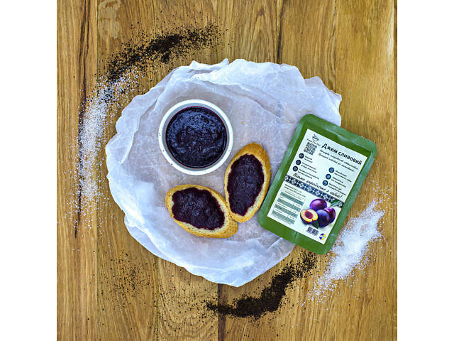 Джем сливовий 100г - Фото 1