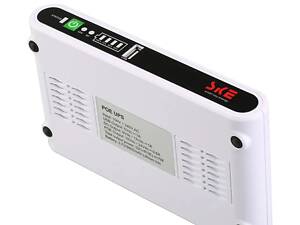 Джерело безперебійного живлення для роутера (ДБЖ) 5/9/12в - USB безперебійник 12 вольт 32.56Wh (УПС) білий