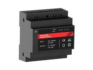 Джерело безперебійного живлення Kraft PSU-24015DIN(P) 24V з кріпленням на DIN-рейку