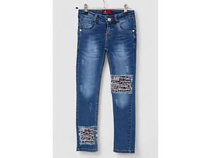 Джинси для девочек, цвет синий, 247R8416