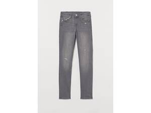 Джинсы H&M 34 серый 18028679692