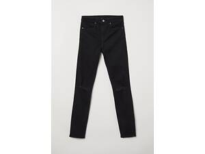 Джинси жіночі H&M 25229851 36 Чорний (2030000239887)