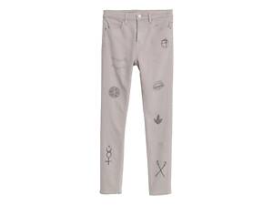 Джинси жіночі H&M 2522986 34 Сірий (2030000228935)