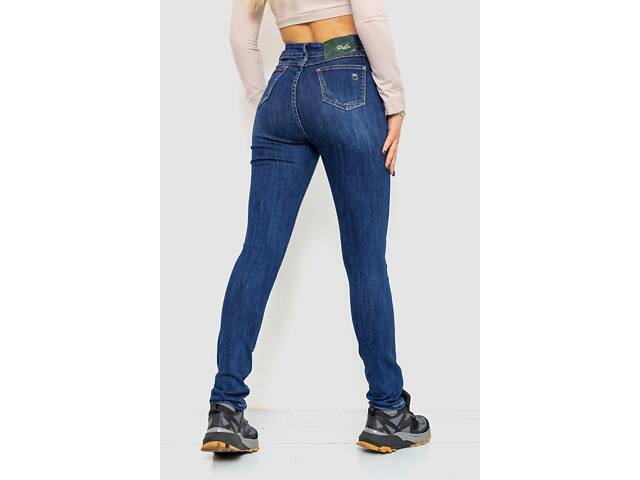 Джинси жіночі з потертостями синій 214R1413 Ager 25 - Фото 4