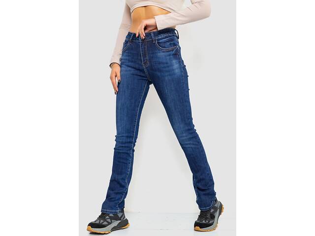 Джинси жіночі з потертостями синій 214R1416 Ager 25 - Фото 3