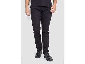 Джинси чоловічі середньої посадки, колір чорний, 244R8344