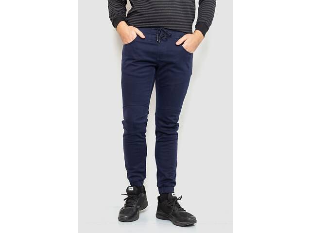 Чоловічі джогери на флісі темно-синій 182R2098 Ager 27 - Фото 1