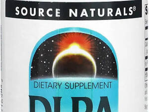 DL-Фенілаланін Source Naturals DLPA 750 мг 60 таблеток