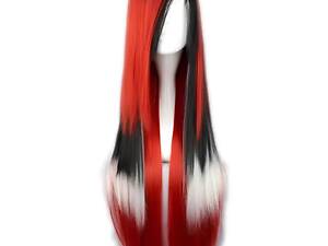 Довга перука RESTEQ 80 см - пряме синтетичне волосся для косплею, аніме, образу Айдахо, фотосесій і вечірок, стильна перука з