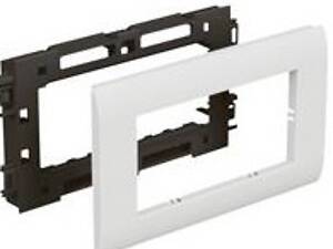 DLP-S Legrand супорт Mosaic (4 модулі) для кабель-каналів 85x50мм, 100x50мм, 130x50мм (638003)