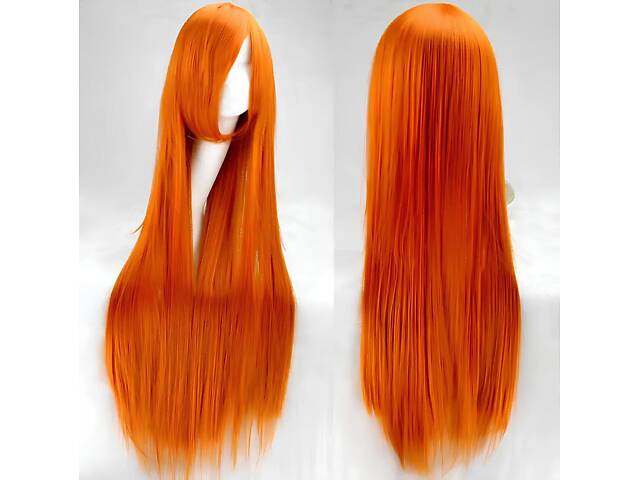 Довга перука RESTEQ 100 см оранжеве волосся для косплею вечірок фестивалів та тематичних фотосесій - Фото 1