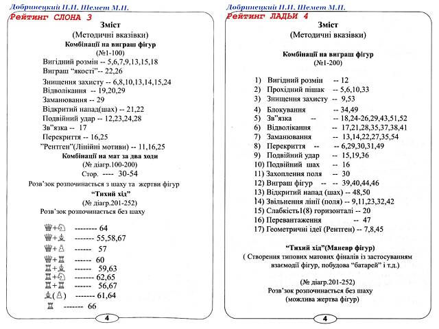 Добрінецький Шемет Школа шахмат Рейтинг 1-4 ОДНА книжка - Фото 3