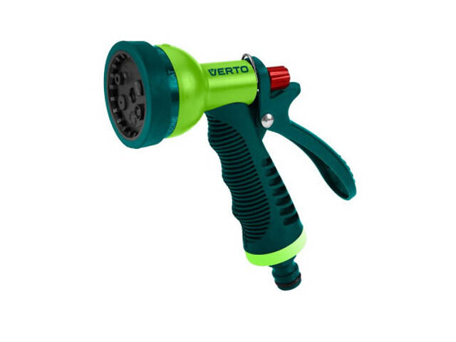 Дощувач Verto пістолетний, 1/2'-3/4', 6 функцій (15G714) - Фото 1