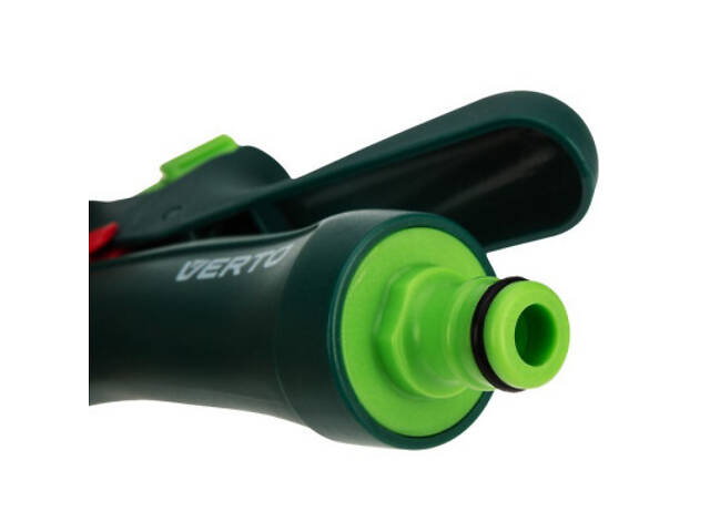 Дощувач Verto пістолетний, 1/2'-3/4', регулювання напору/розпилу води, тримач двокомпонентний (15G716) - Фото 3