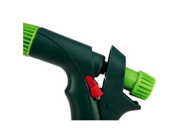 Дощувач Verto пістолетний, 1/2'-3/4', регулювання напору/розпилу води, тримач двокомпонентний (15G716) - Фото 4