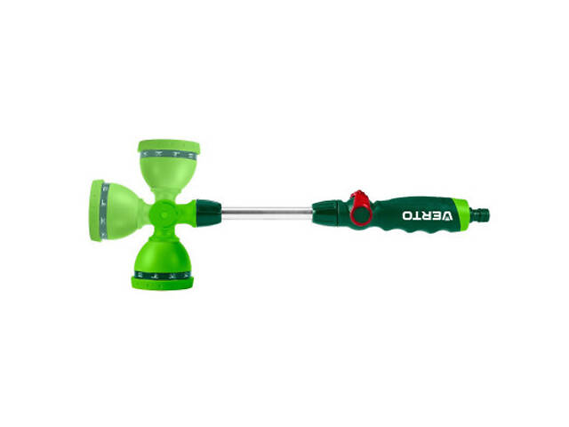 Дощувач Verto ручний, 10 функцій, з тримачем двокомпонентним (15G681) - Фото 2