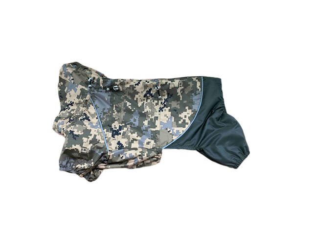 Дождевик для собак Камуфляж 47 х (58-66) см коргі - Фото 1