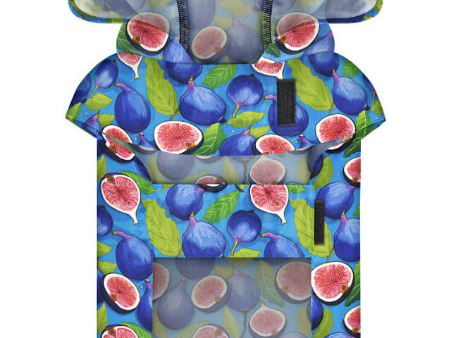 Дощовик для тварин WAUDOG Clothes Накидка з капюшоном Інжир M (357-4053) - Фото 4