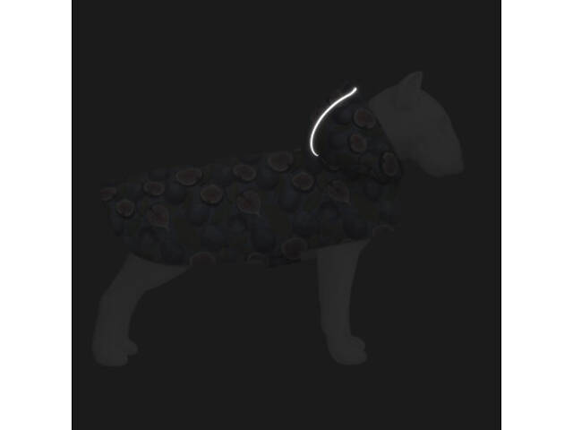 Дощовик для тварин WAUDOG Clothes Накидка з капюшоном Інжир M (357-4053) - Фото 5