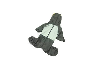 Дождевик комбинезон для собак плащевый черный №1,5 29х52